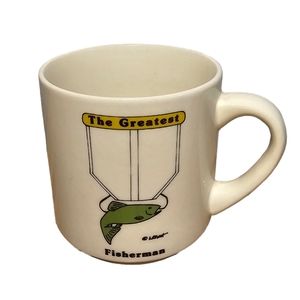 Vintage The World's Greatest Fisherman Grindley England Coffee Mug Coffee Cup